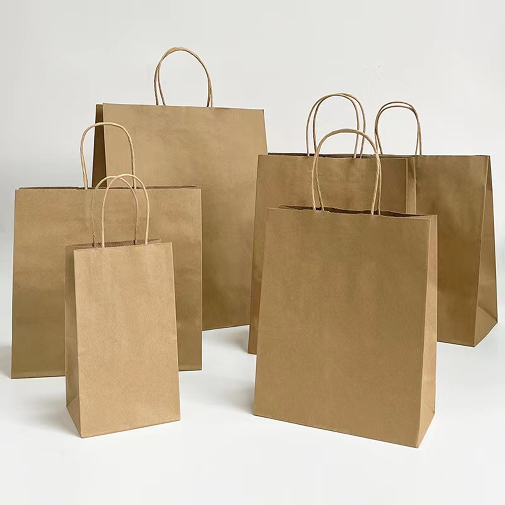 Kraft Paper Gift Bag With Handles 2