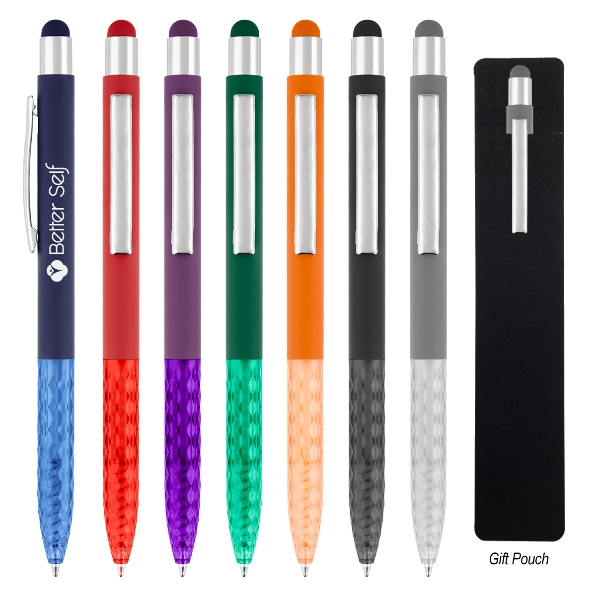 KELSEY RECYCLED ALUMINUM STYLUS PEN