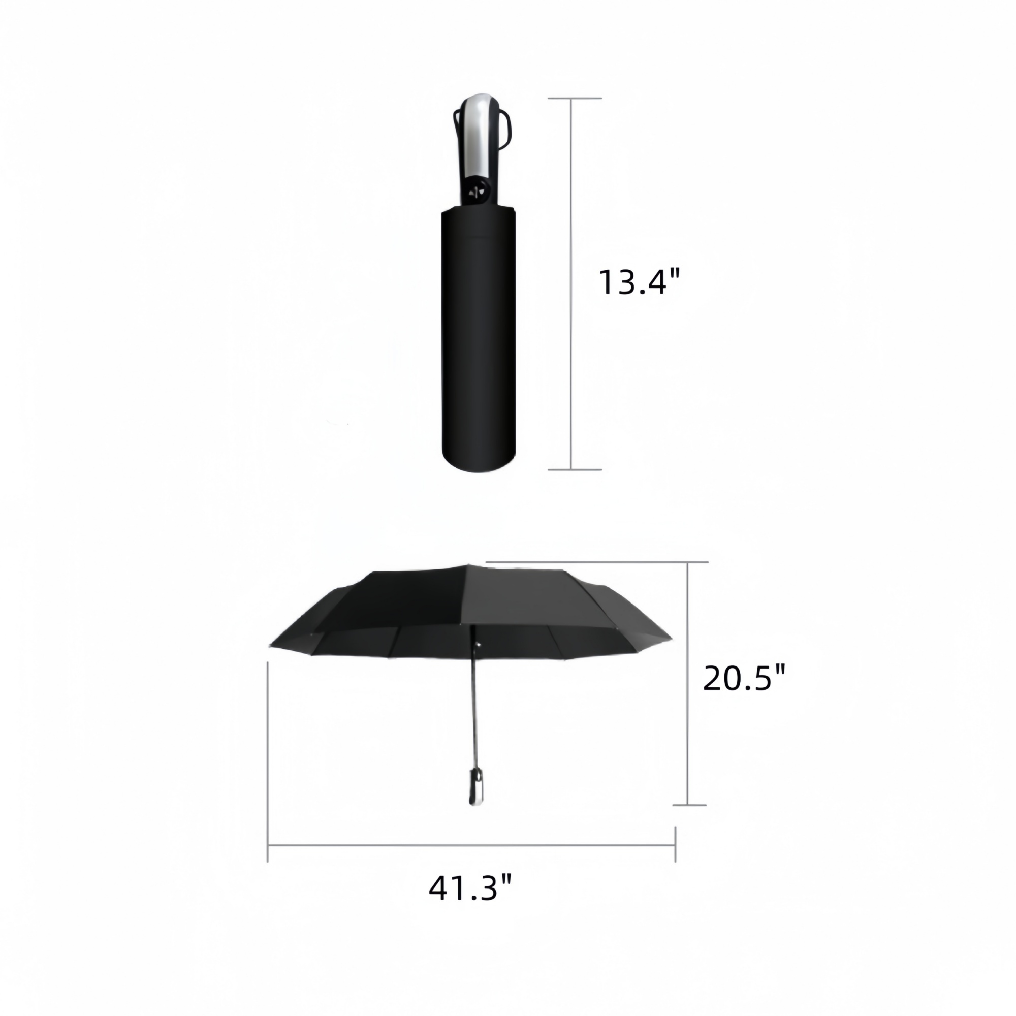42" Auto Open/Close RPET Umbrella 5