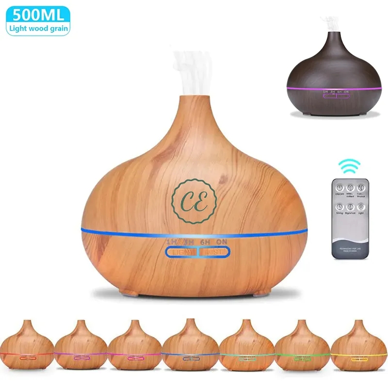 Wood Grain Aromatherapy Diffuser 3
