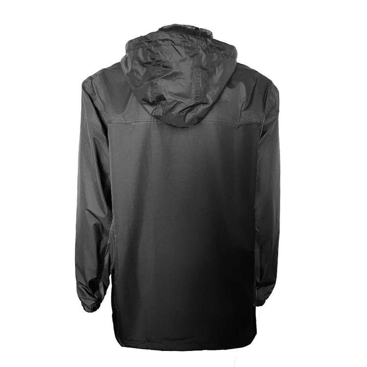 Men's Waterproof Full Zip Raincoats - Size Medium Black 2