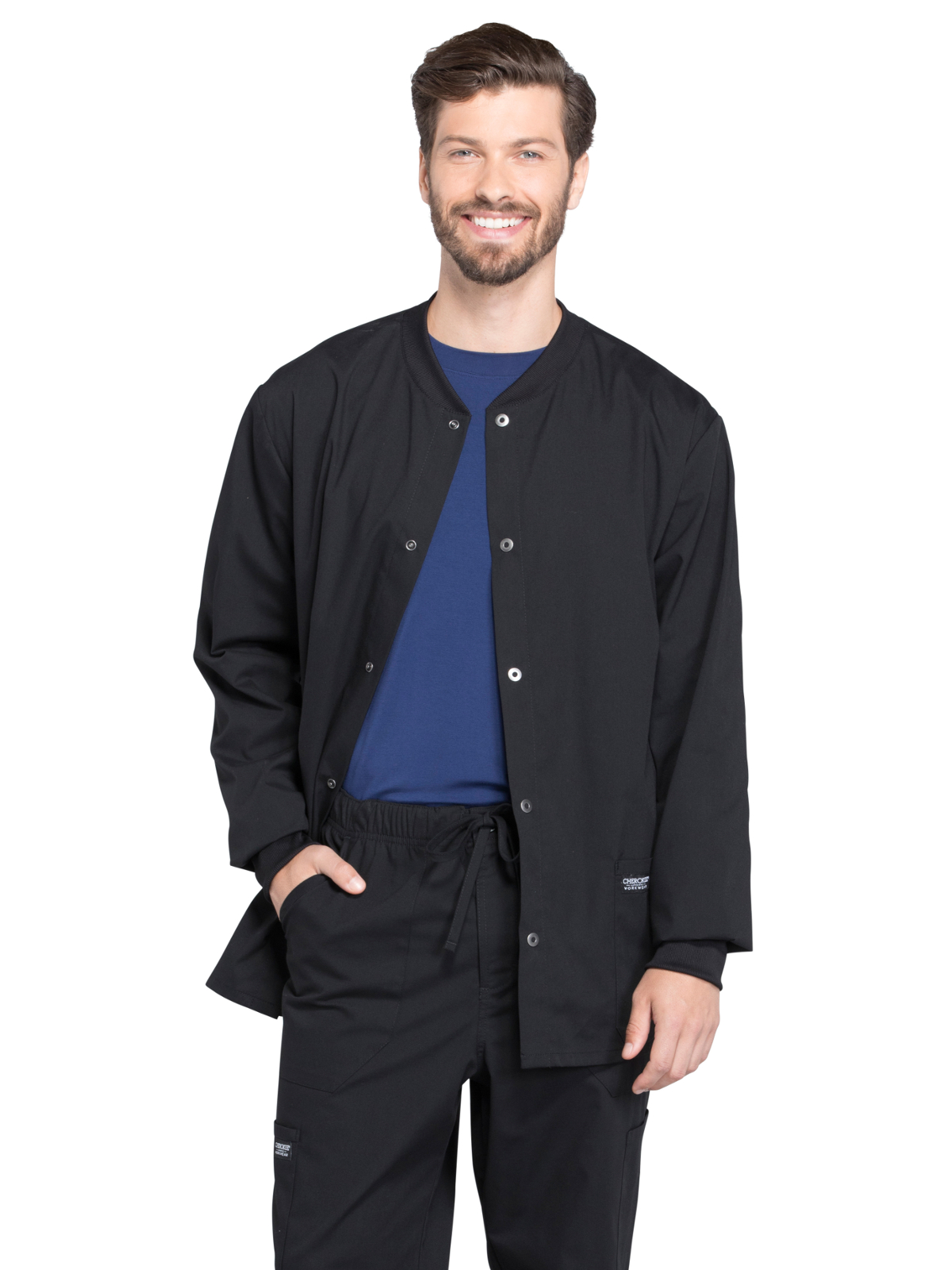 Cherokee - Workwear Professionals - Men's Snap Front Jacket 32
