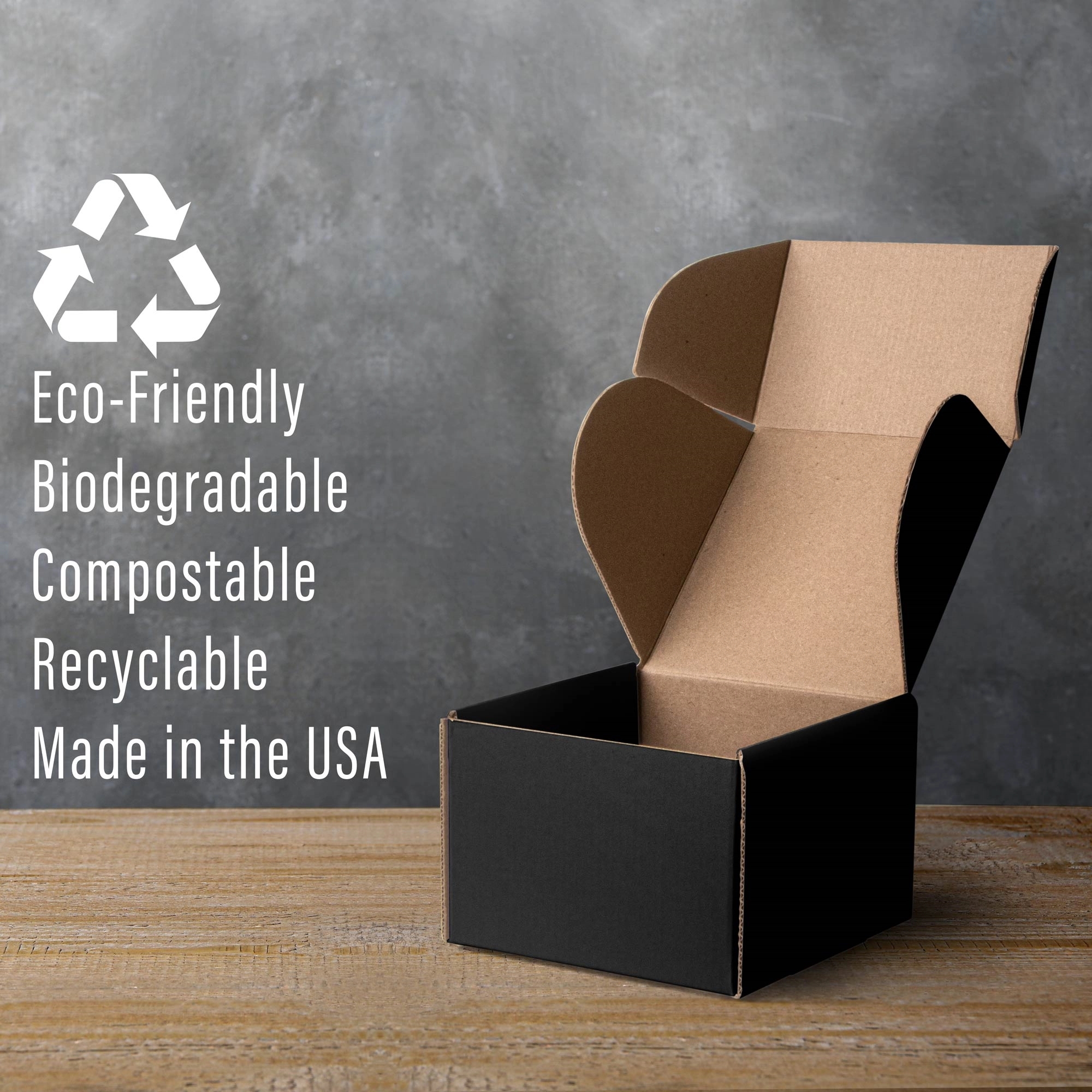 Screen Printed Corrugated Box Small 6x6x4 For Mailers, Gift 5