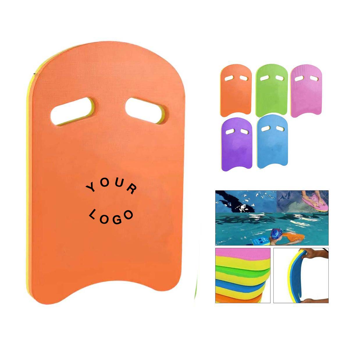 Lightweight Swim Kickboard with Grip Holes 2