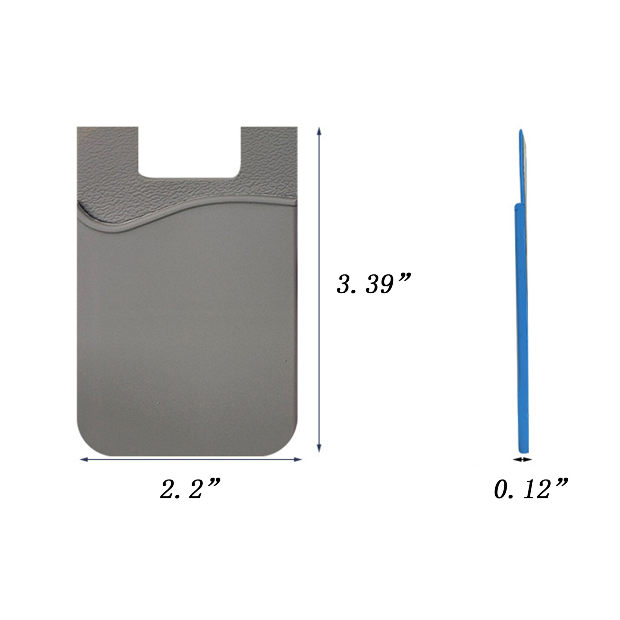 Single-Layer Customizable Silicone Mobile Wallet 3