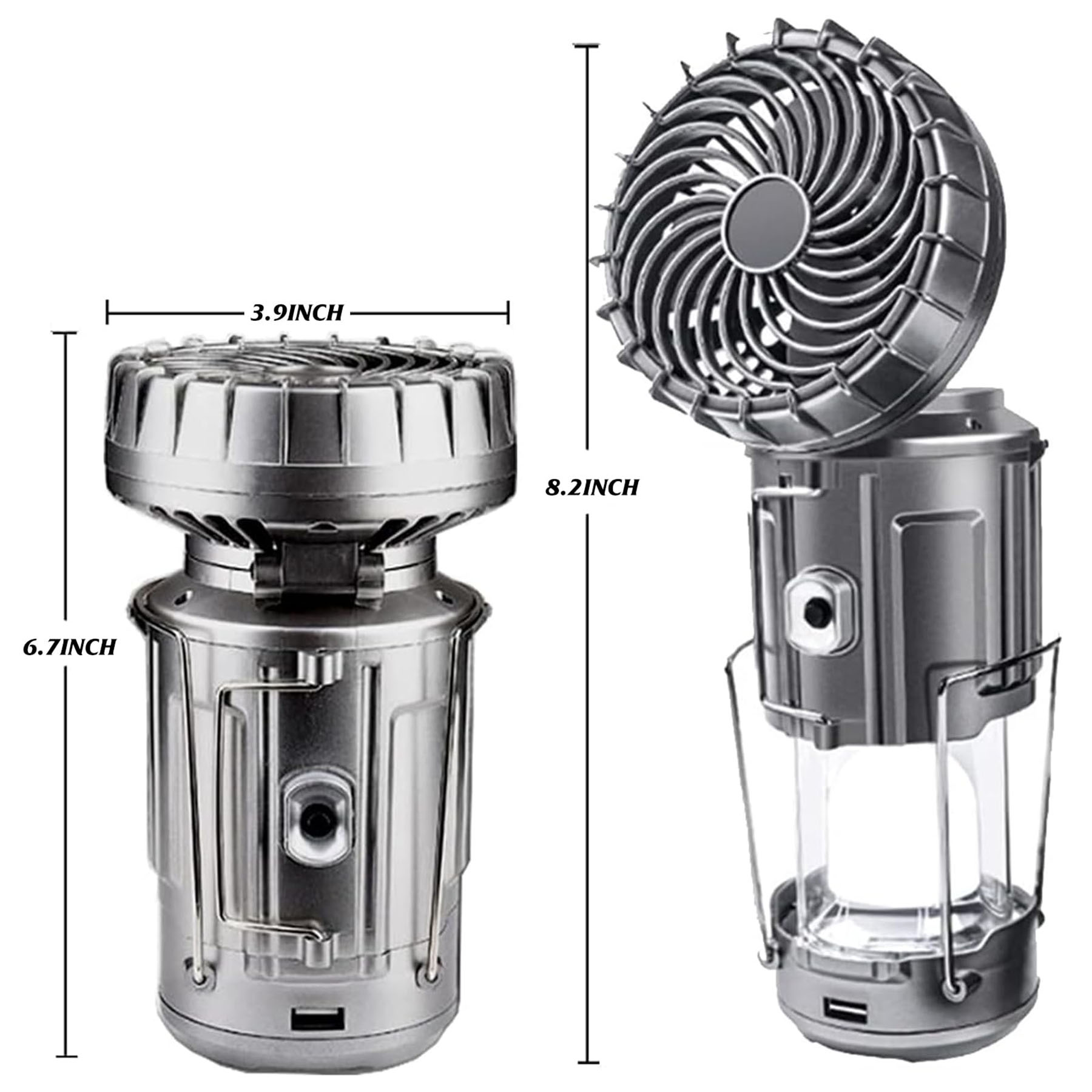 Solar Camping Lantern with Fan 2
