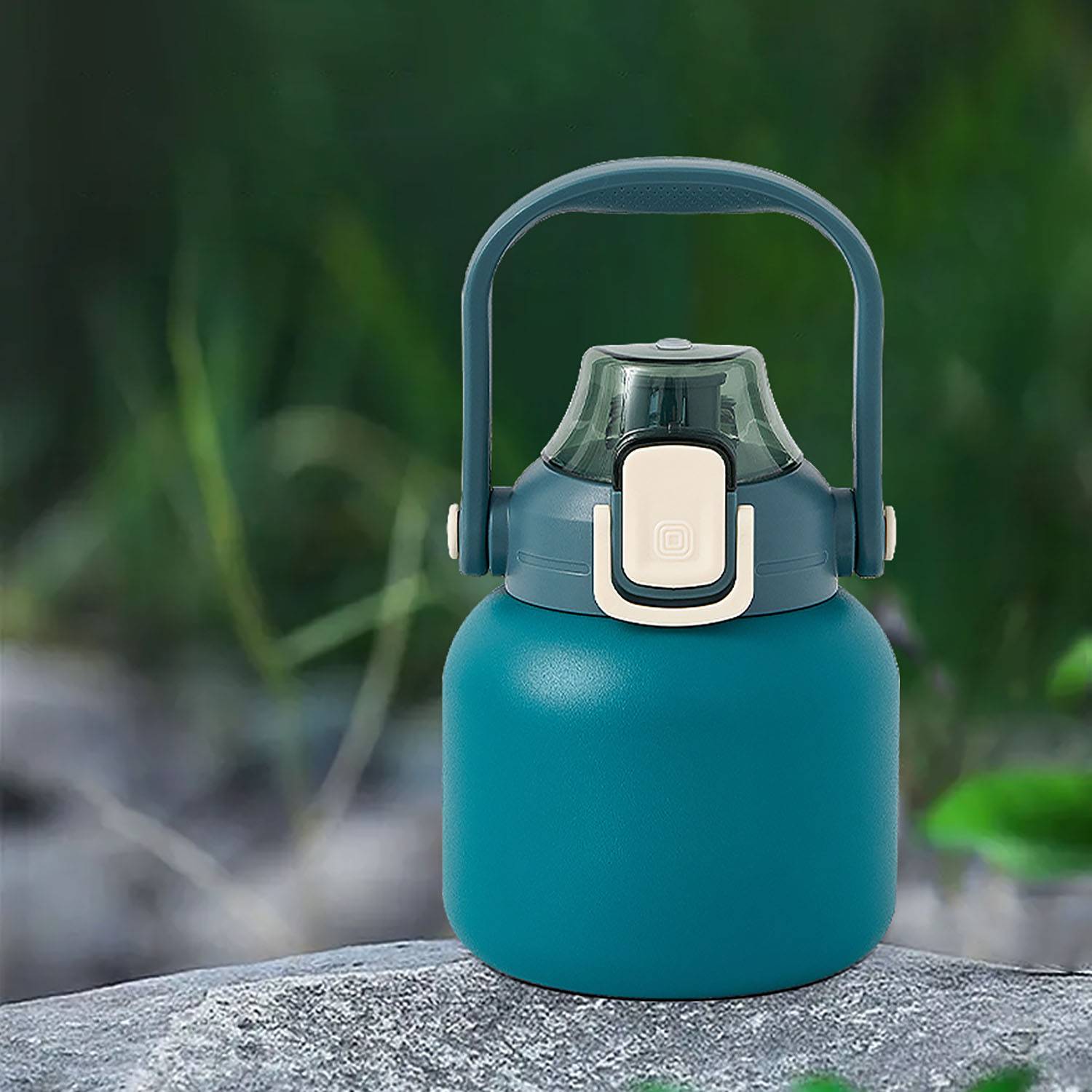 20 oz Insulated Water Bottle w/ Straw & Handle 8