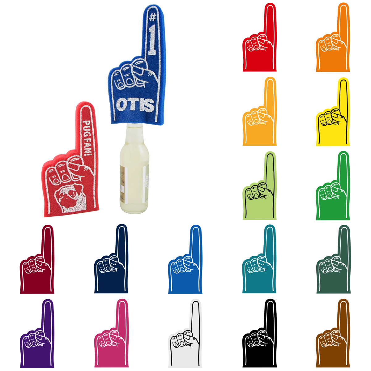 7.5" Foam Hand 19