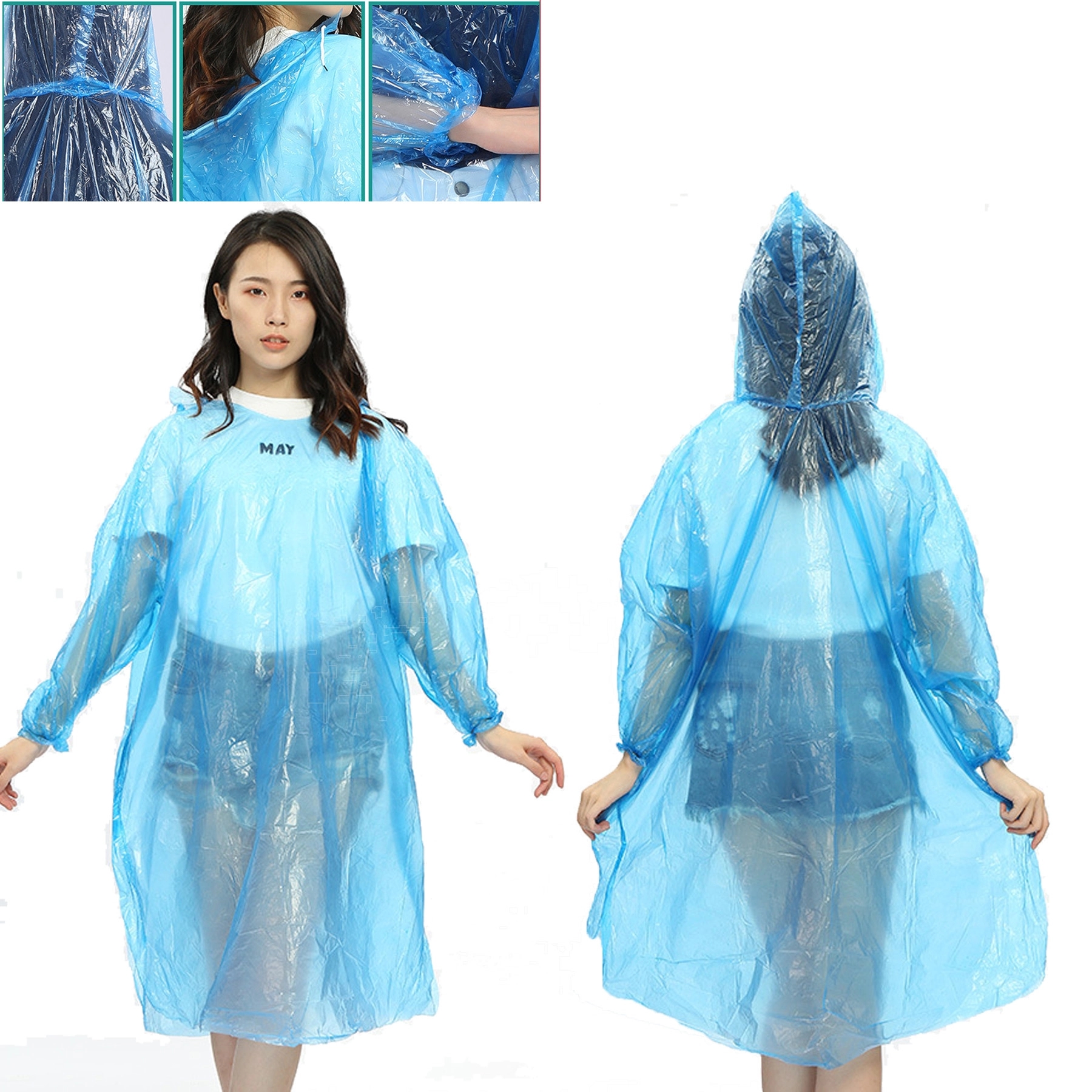 Disposable Rain Ponchos 1
