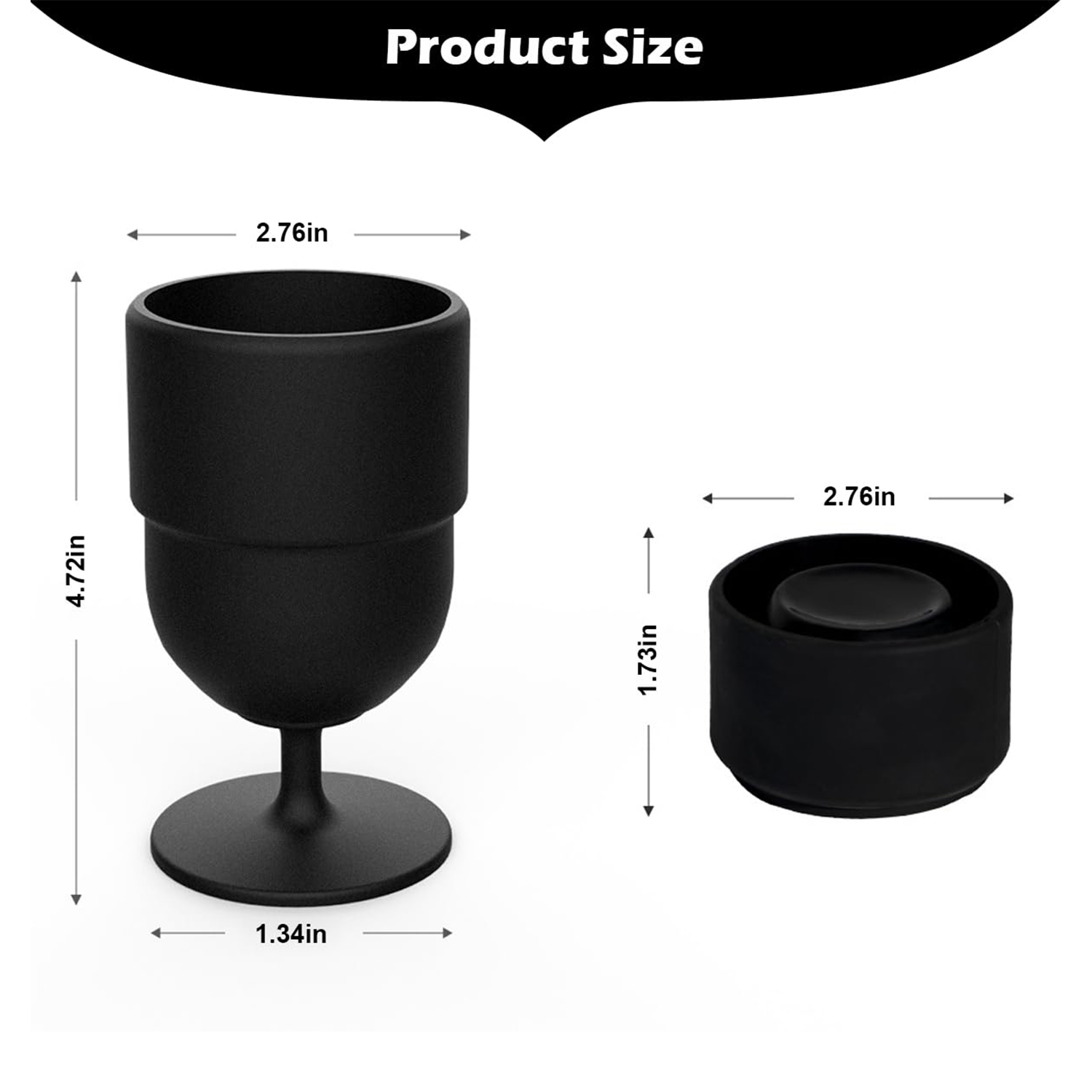Folding Silicone Wine Glasses 2