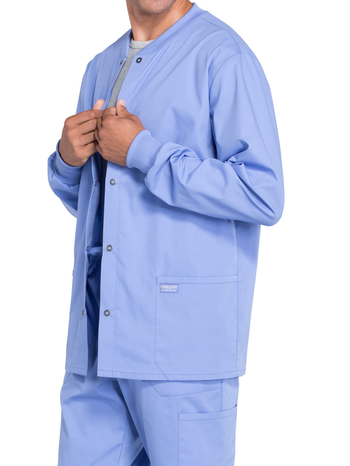 Cherokee - Workwear Professionals - Men's Snap Front Jacket 35
