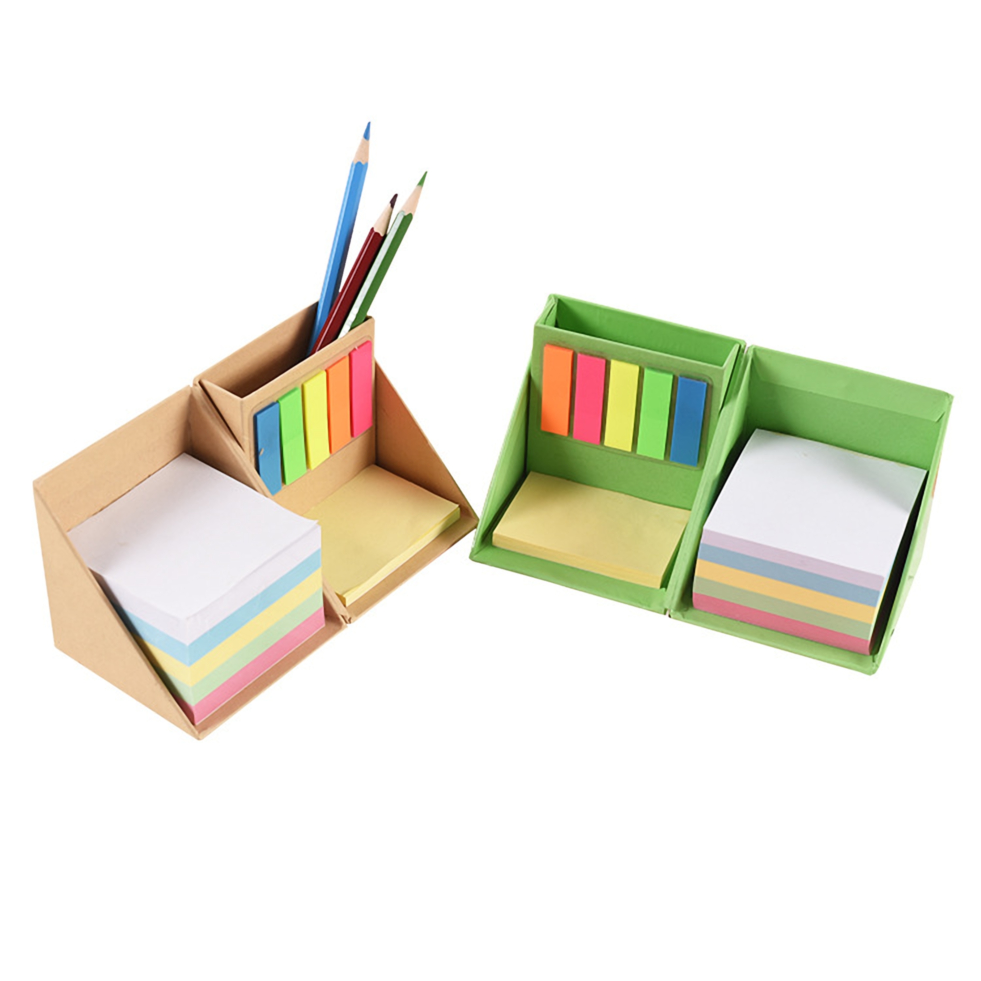 Desk Organizer w/Sticky Notes 3