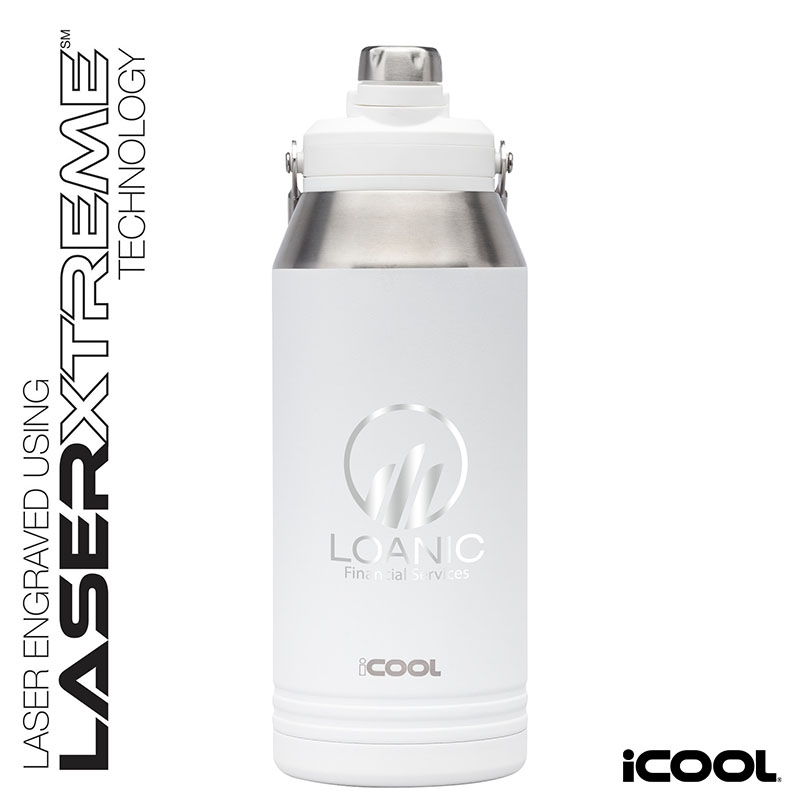 iCOOL® Lakewood 40 oz. Double Wall, Stainless Steel Bottle 12