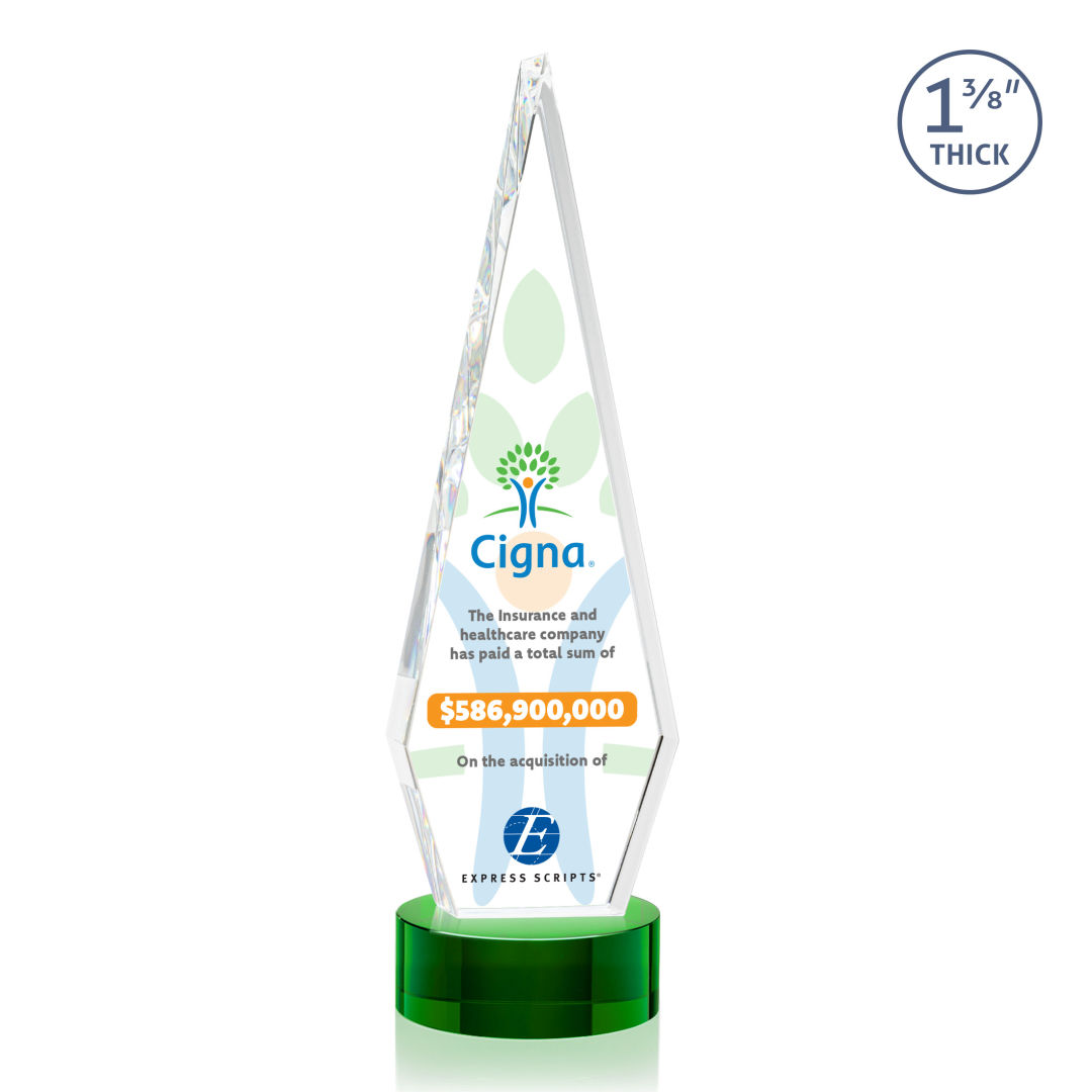 Springfield VividPrint™ Award on Stanrich Base - Green 7