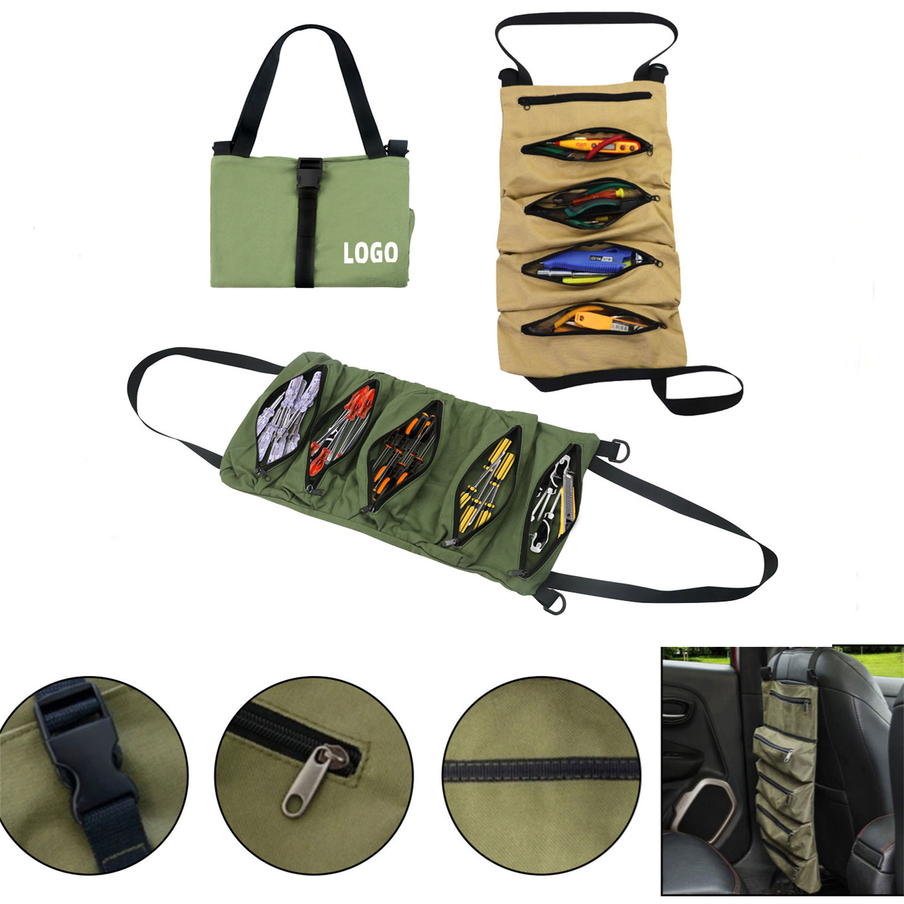 Multi Purpose Roll Up Tool Bag 2