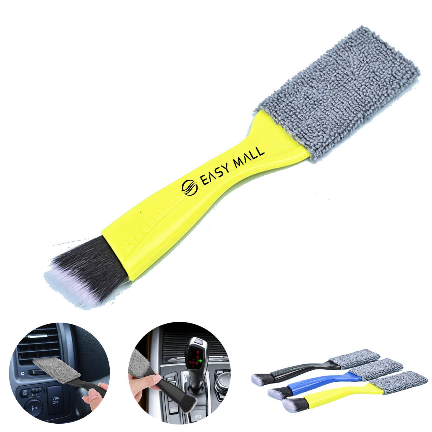 Car Interior Exterior Detail Dust Double Head Brush 10