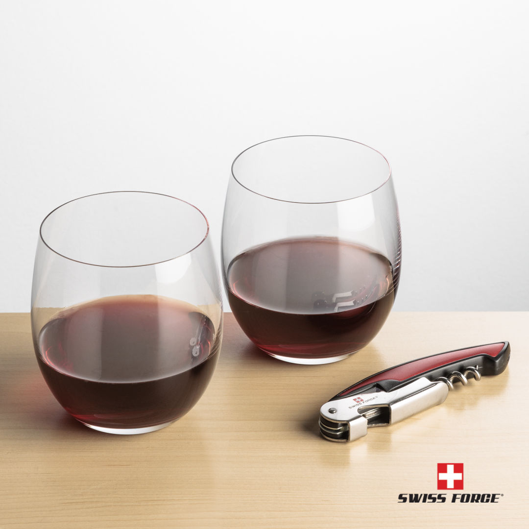 Swiss Force® Opener & Zacata Stemless Wine 2
