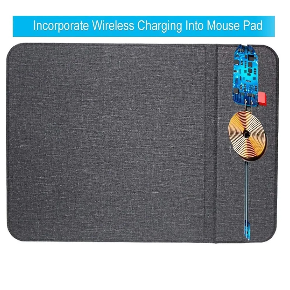 Mouse Pad with Wireless Phone Charger 4