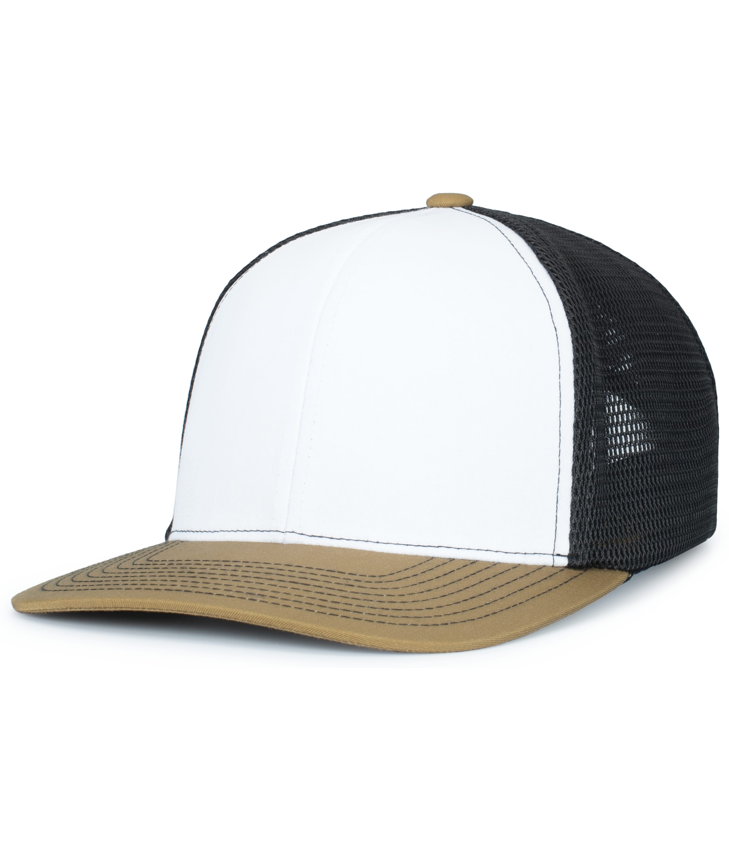 Contrast Stitch Trucker PacFlex Snapback Cap 21