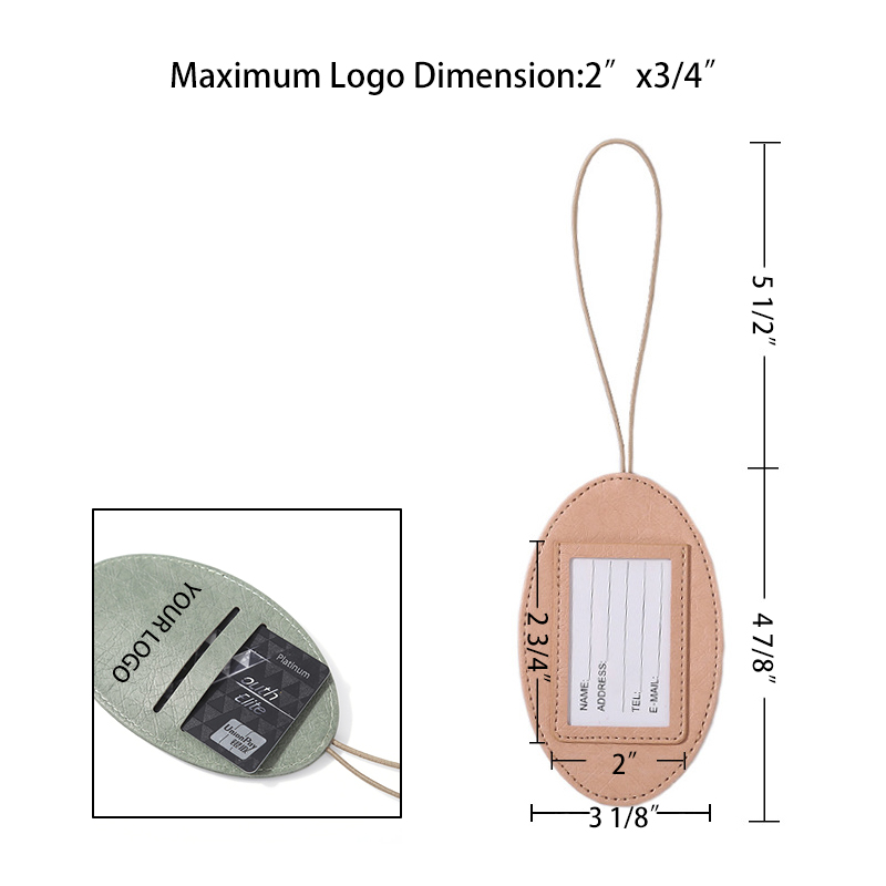 PU Multifunction Luggage Tags 3