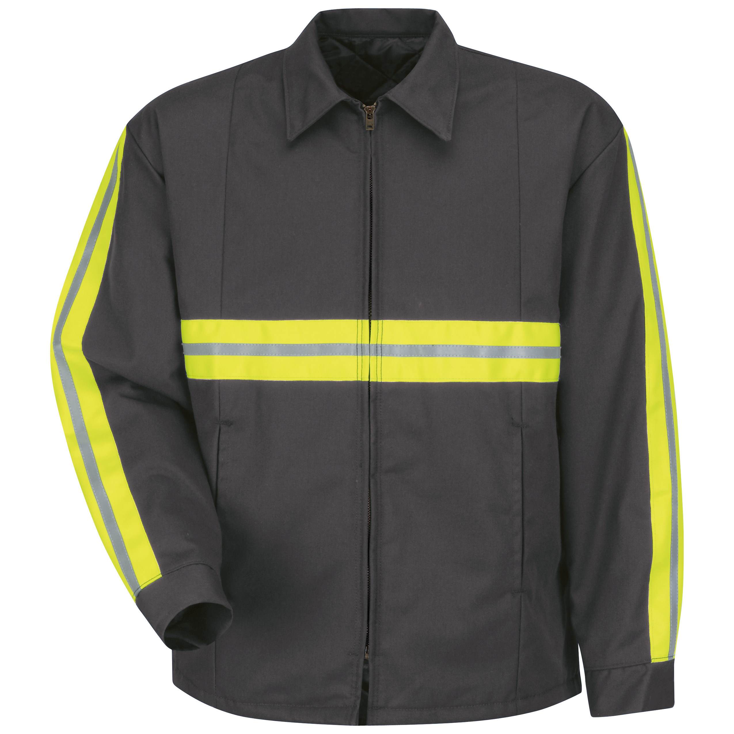 Red Kap® Men's Enhanced Visibility Perma-Lined Panel Jacket 3