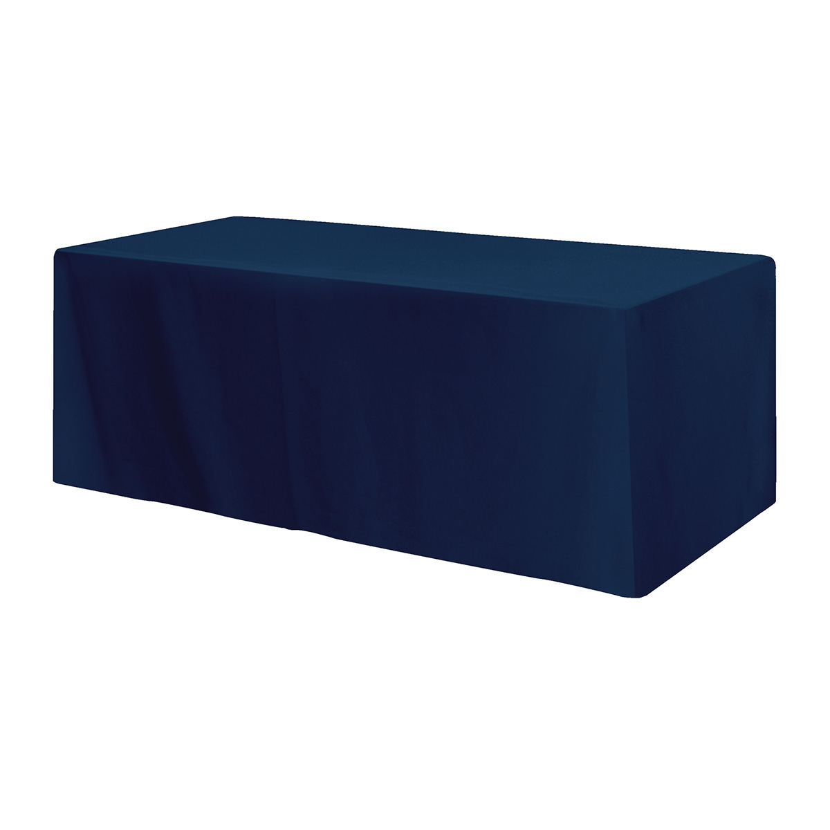 Fitted Poly/Cotton 4-sided Table Cover - Fits 8' Standard Table 5