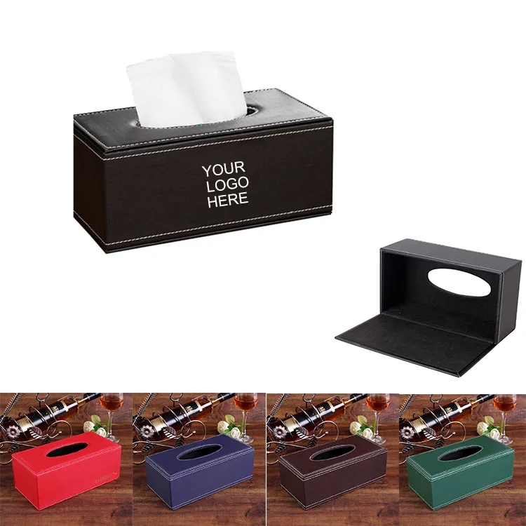 Black Rectangle Tissue Box Cover 3