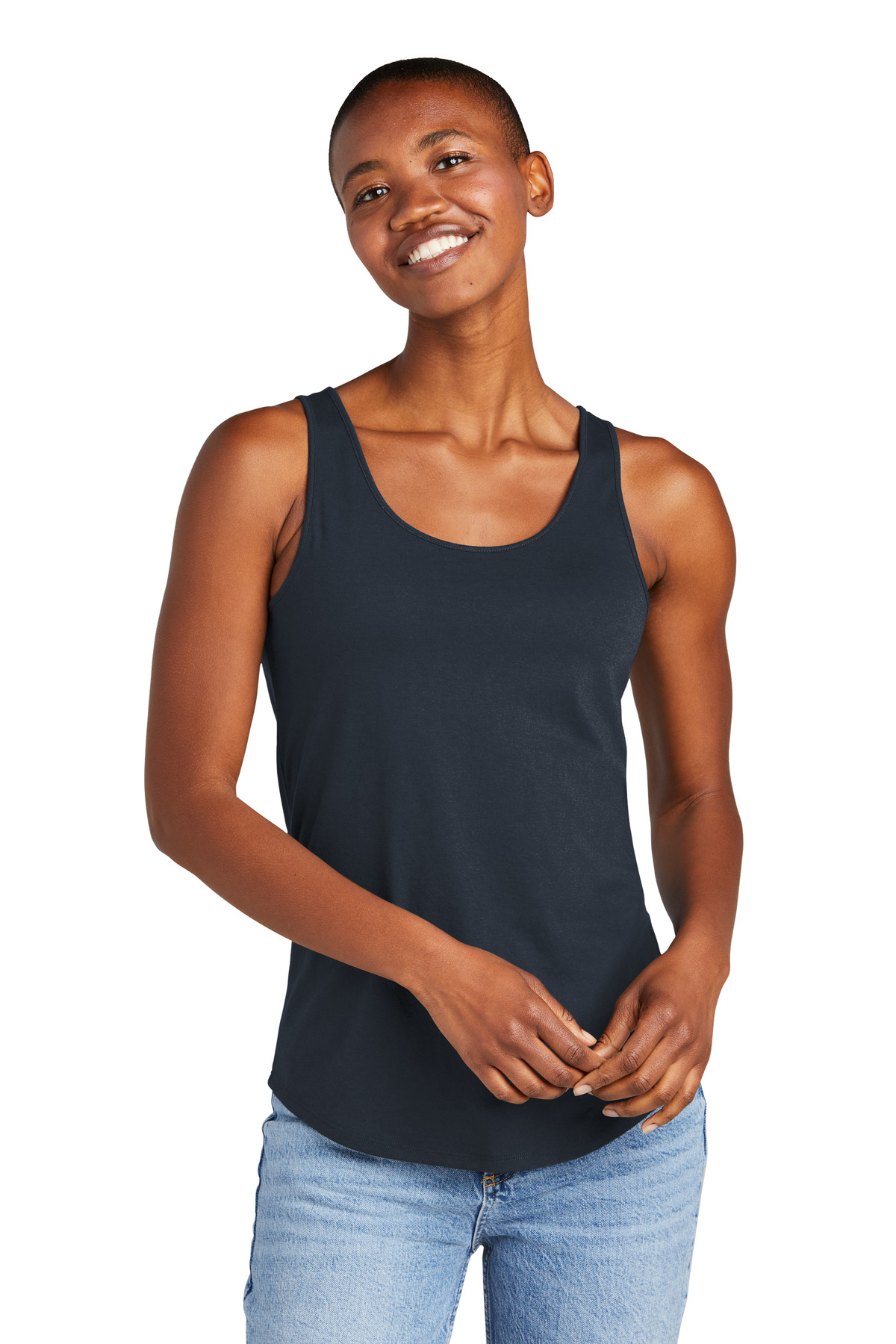 District Women's Perfect Tri Relaxed Tank DT151 92