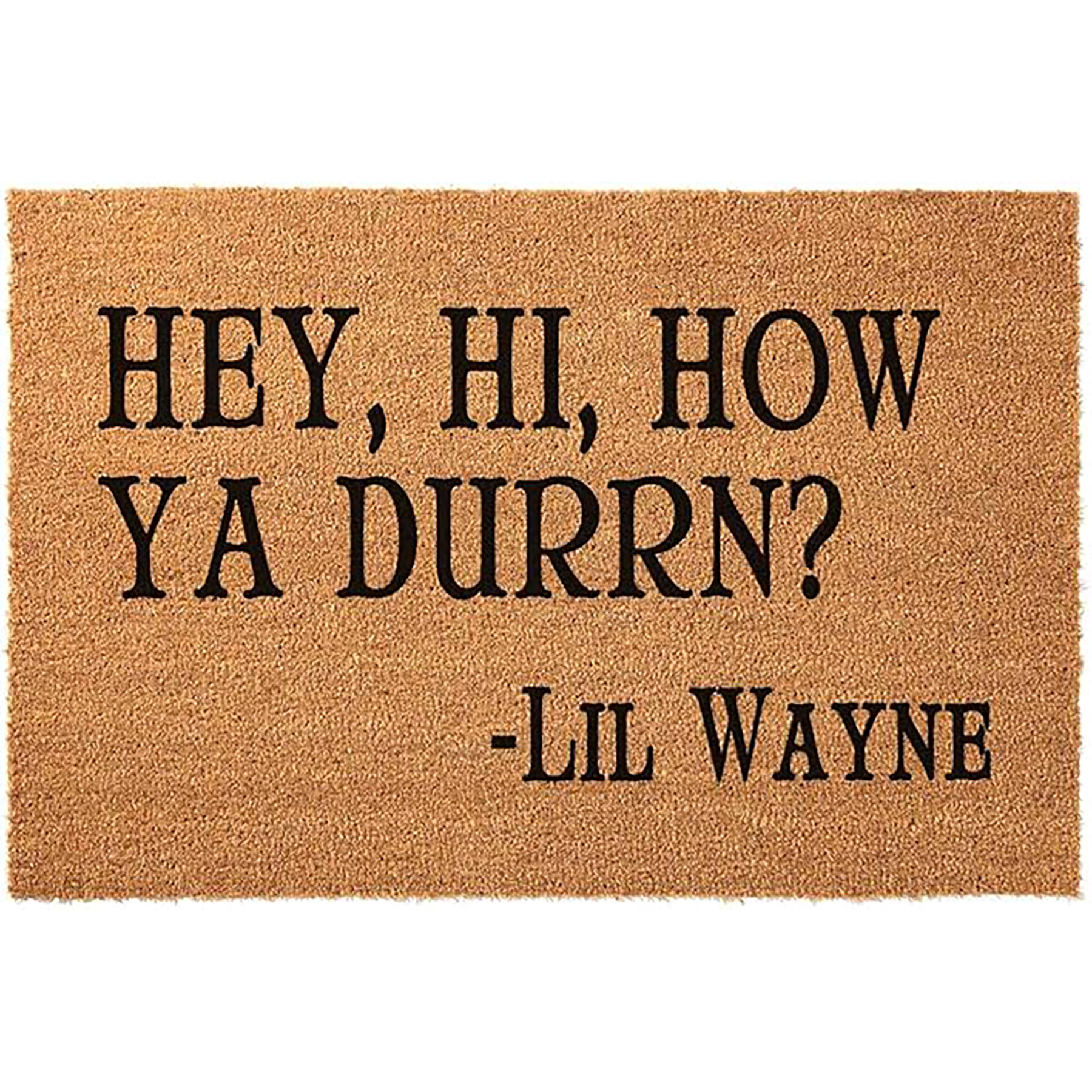 Coconut Shell Fiber Door Mat, Customizable 10