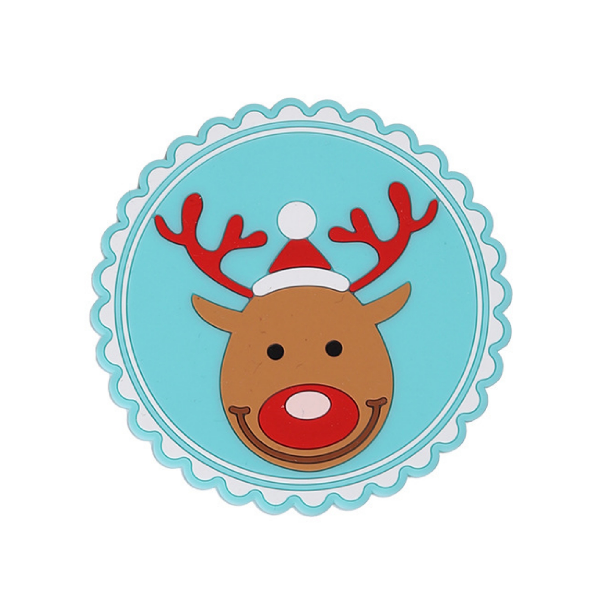 Christmas Rubber Vacation Drink Cup Coasters 8