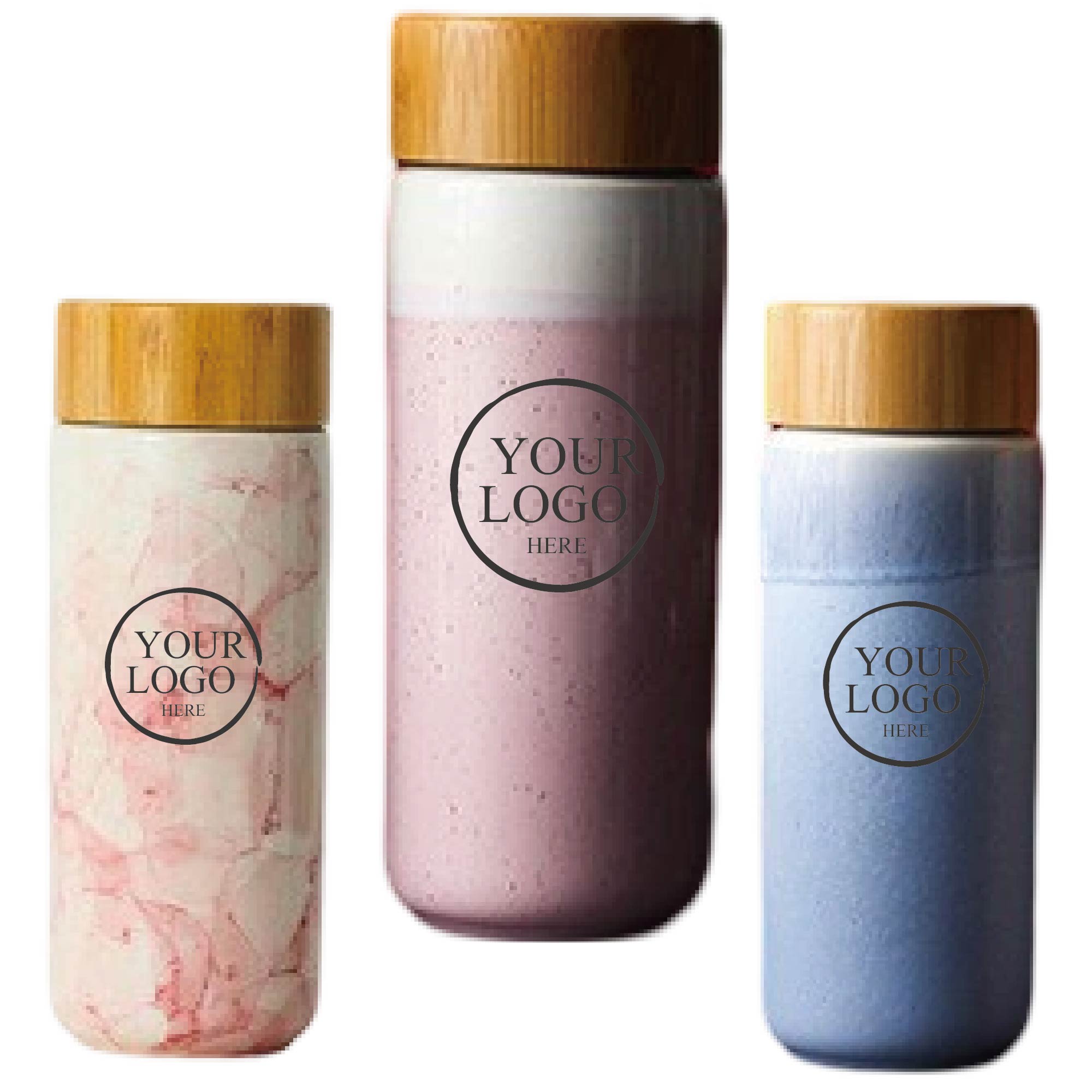 Ceramic Health Cup with Bamboo Lid 3