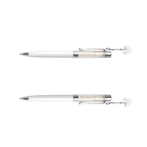 Plated Metal Color Pen With Crystal 36