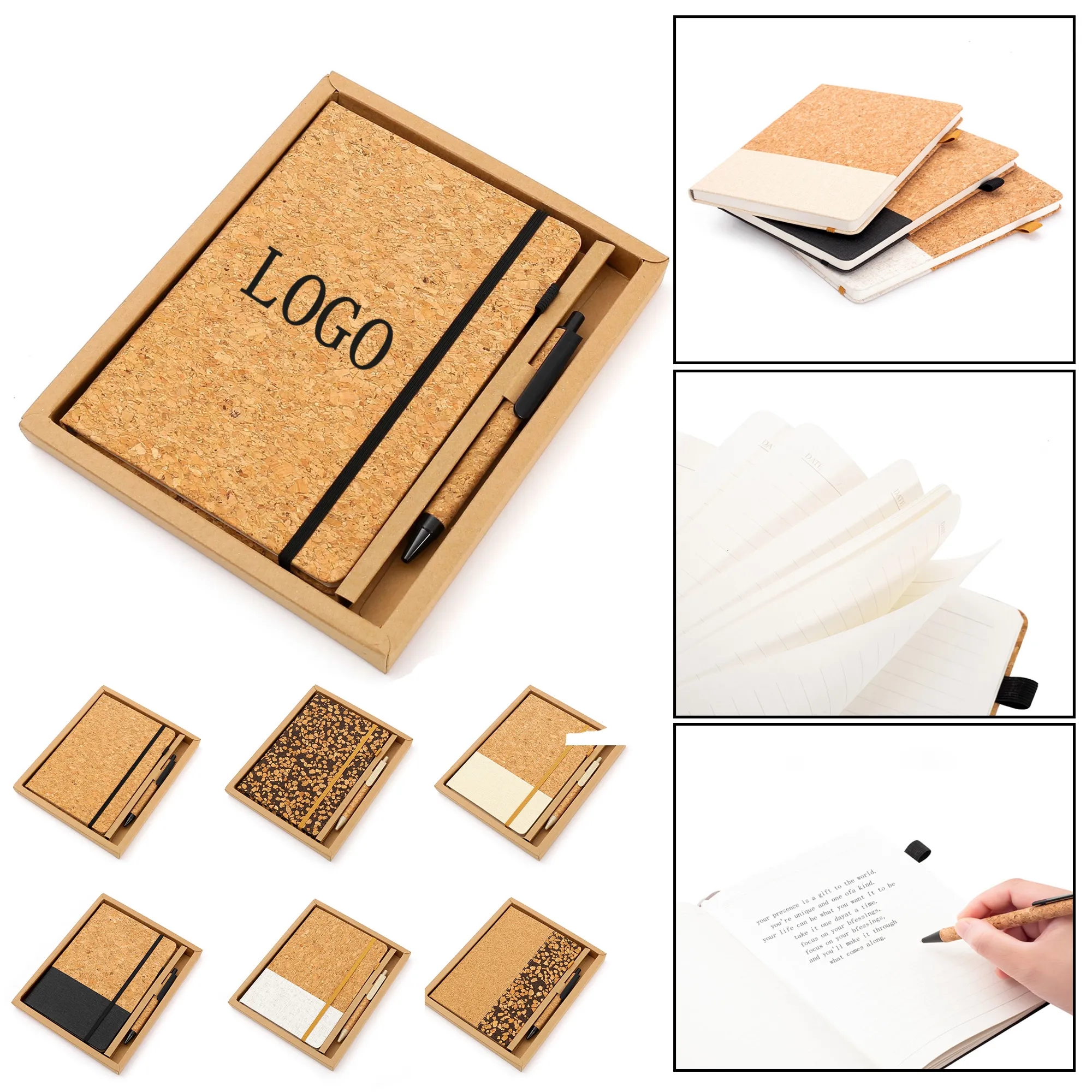 A5 Cork Wheat Straw Notebook 5