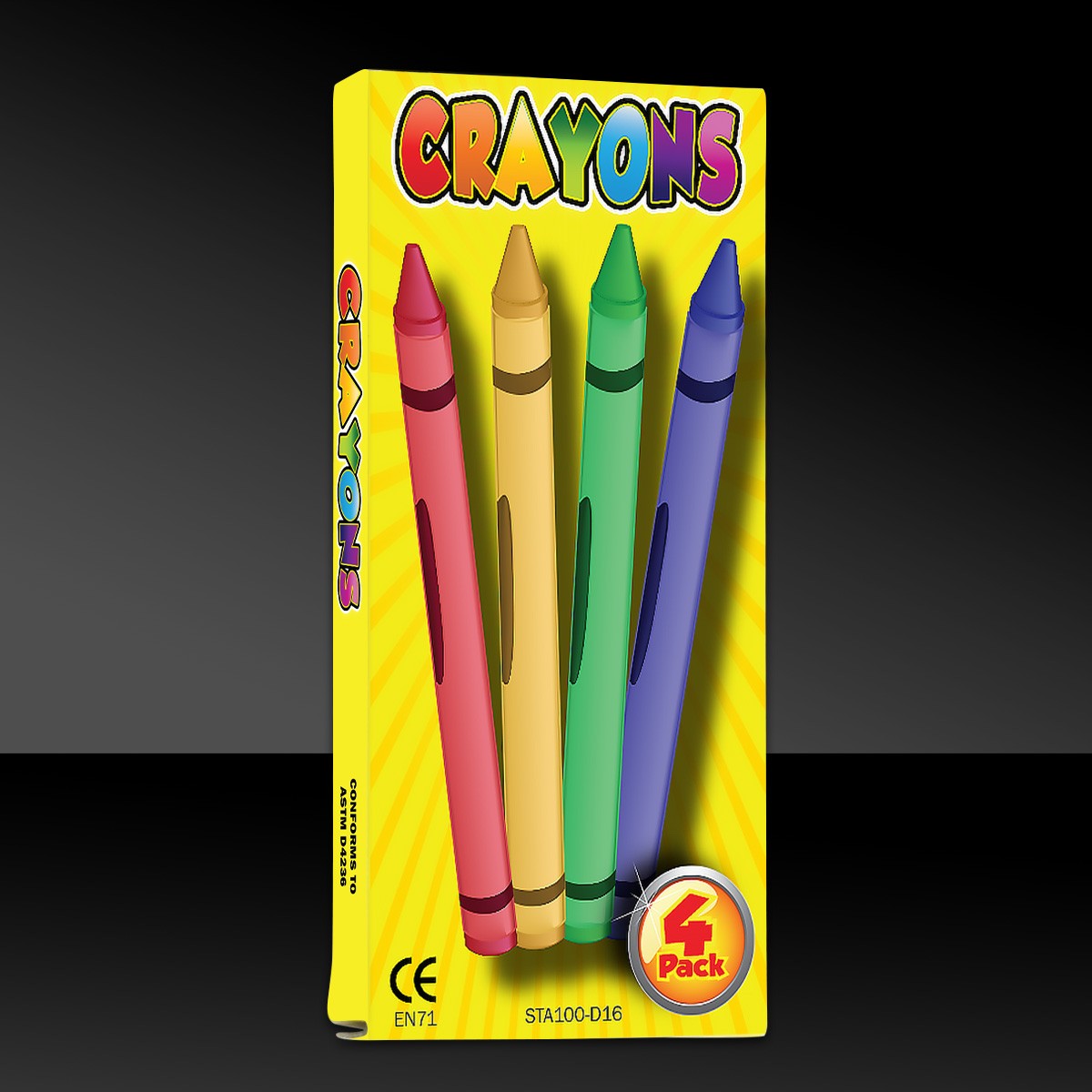 4 Pack of Crayons 1