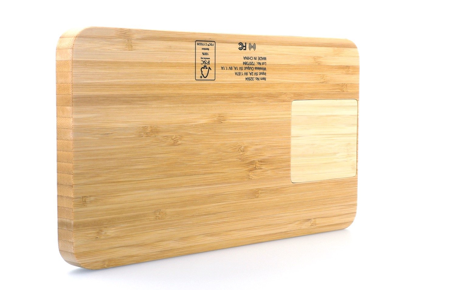 Bamboo 10W Wireless Charging Base with Dry Erase Board 79
