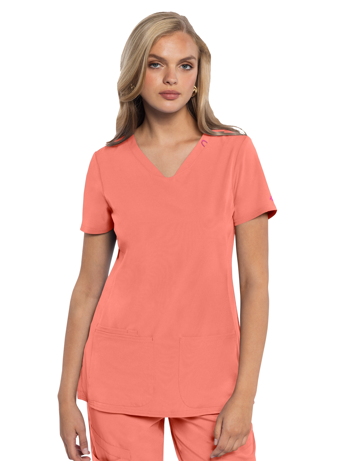 Med Couture - MC AMP - Women's 3-Pocket V-Neck Top 3