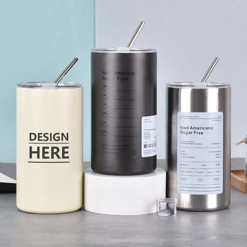 Vacuum Insulated Coffee Mug with Lid Straw 7