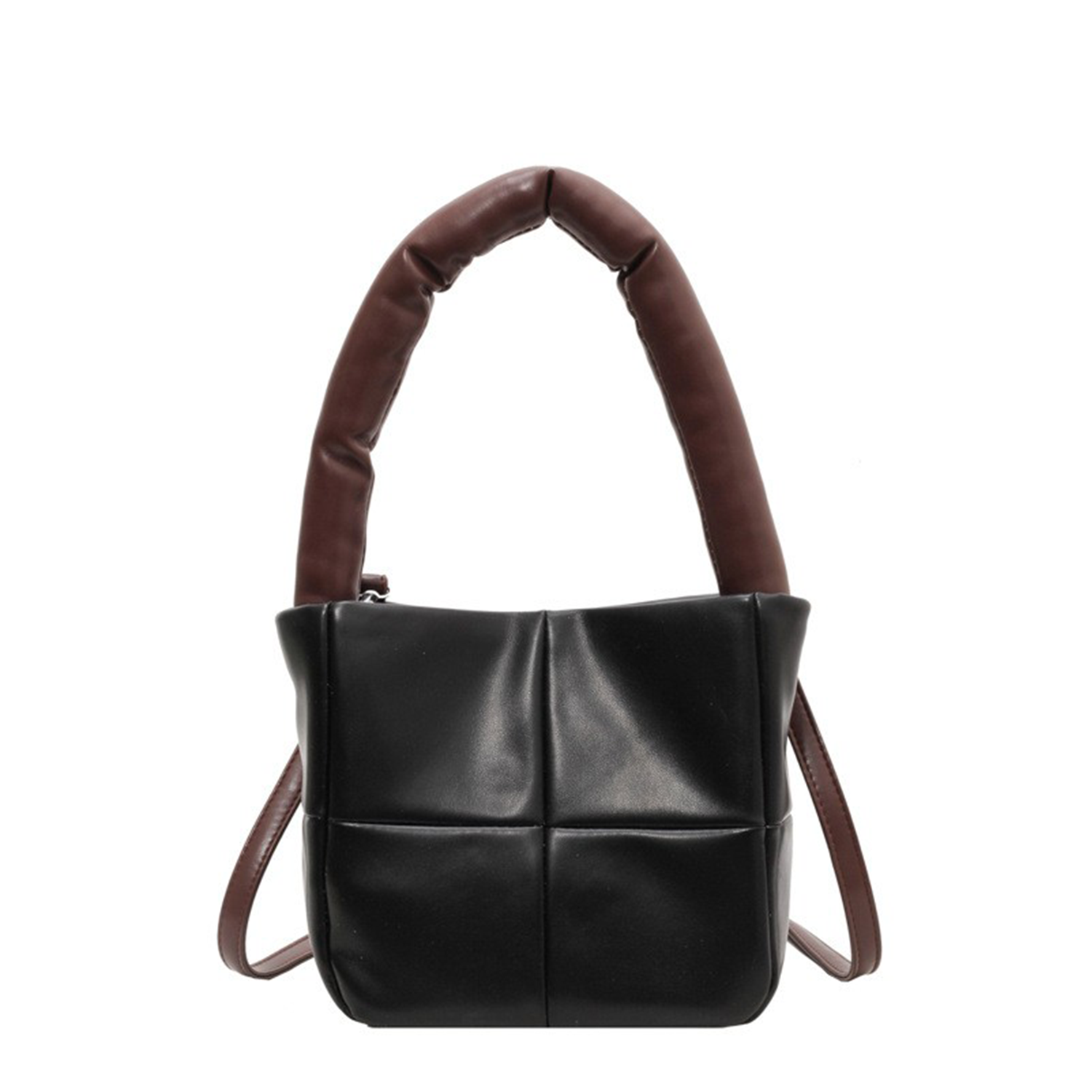 Splice PU Leather Portable Crossbody Bag 7