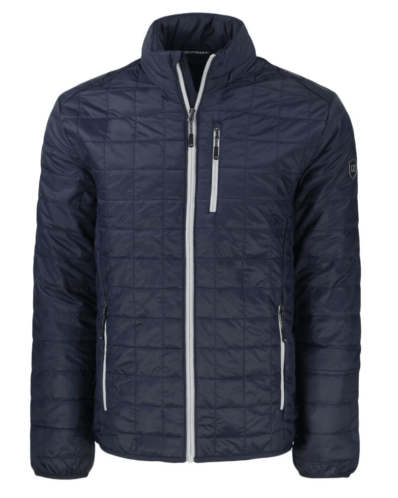 Cutter & Buck Rainier Recycled Insulated Puffer Mens Full Zip Jacket 112
