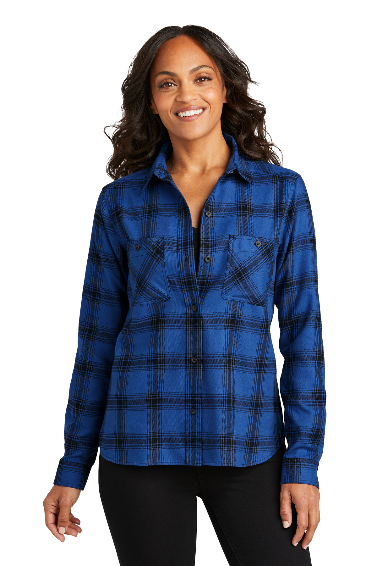 Port Authority Women's Plaid Flannel Shirt LW669 10