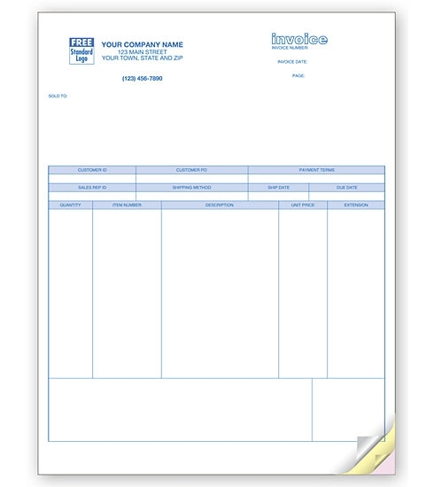 Product Invoices, Laser, Classic 1