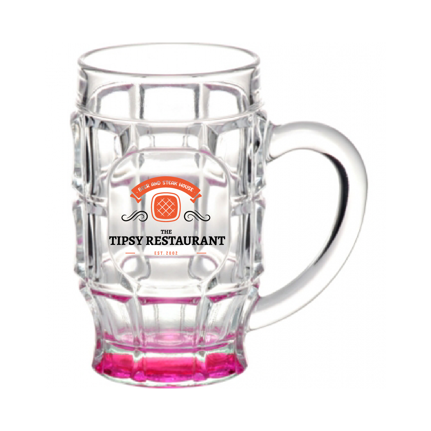 17.75 oz. Beer Garden Glass Mug (2 Color Imprint) 6