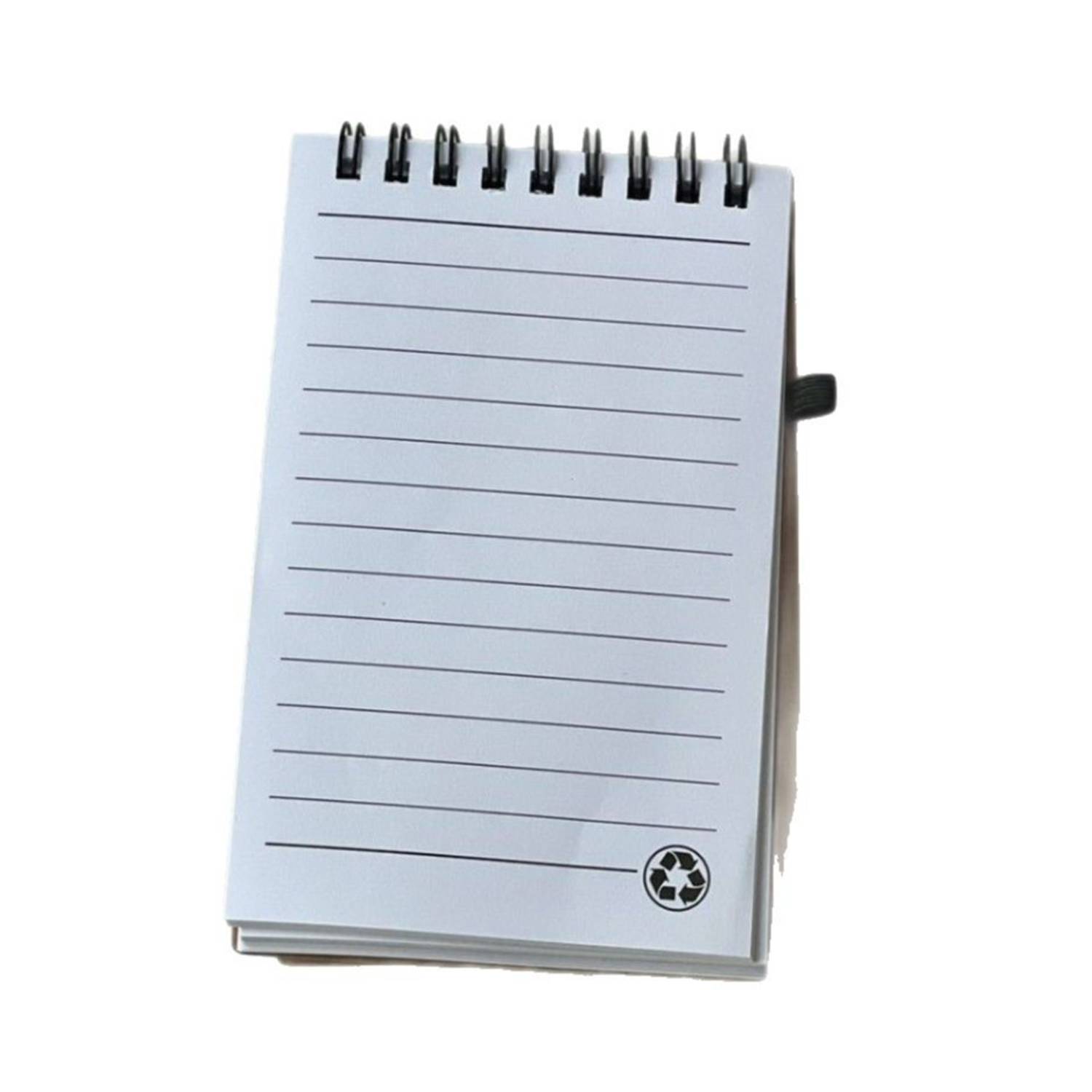 A5 Lined Spiral Notebook w/ Pen 8