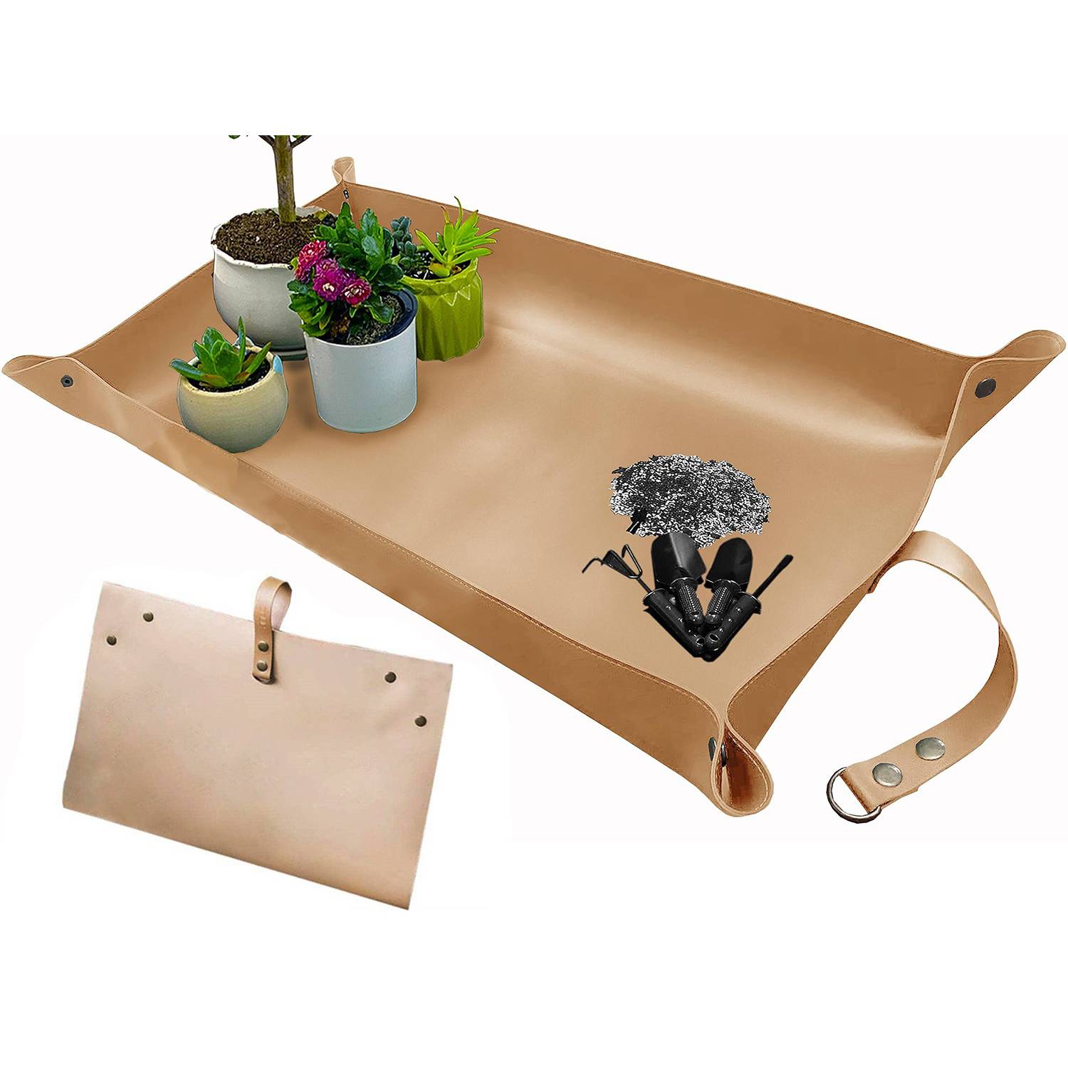 PU Leather Planting Gardening Mat 3