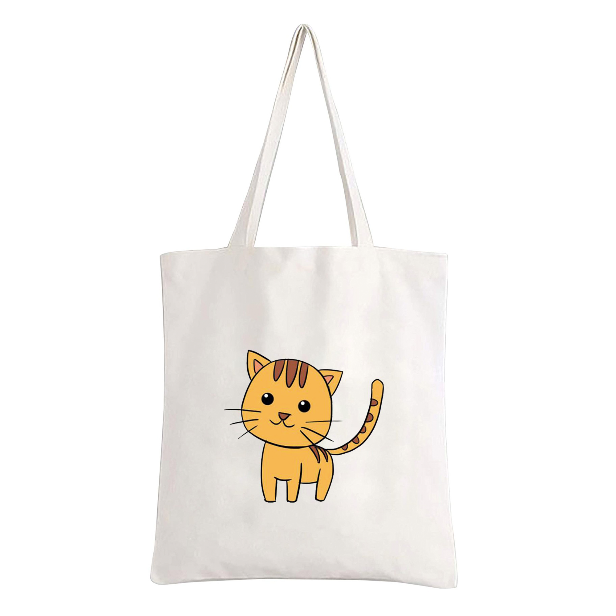 Portable Reusable Cotton Canvas Bags, custom tote bag with logo imprint 2