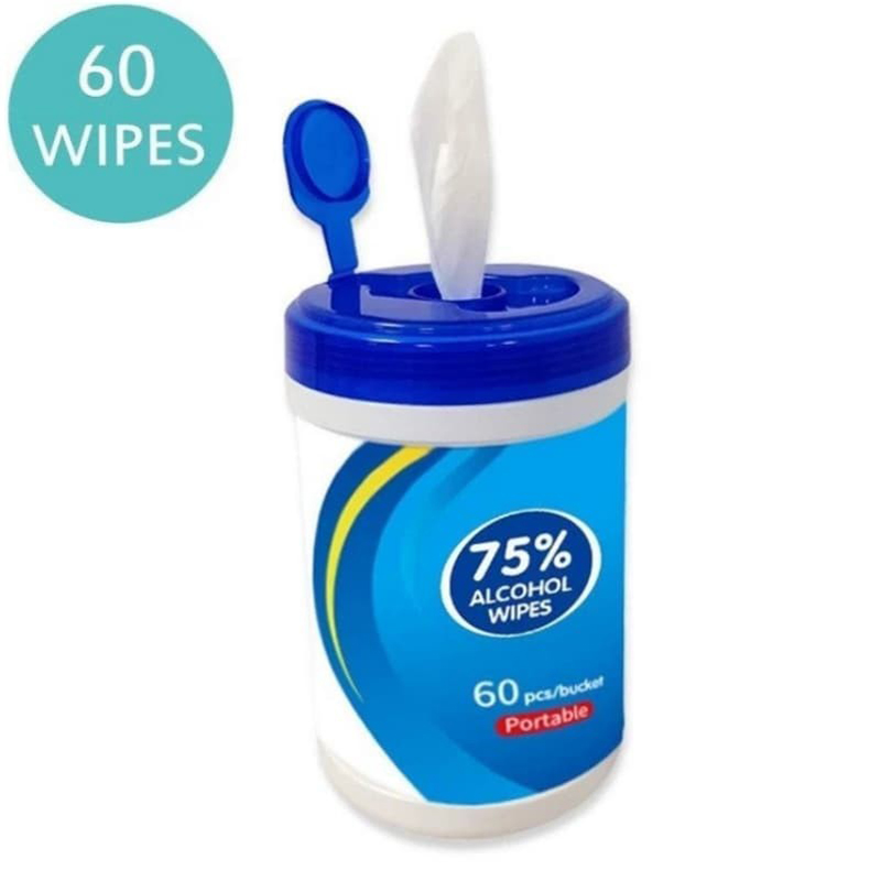 Germ Rubbing 75% Alcohol Disinfecting Wipes - 60 Sheets 3