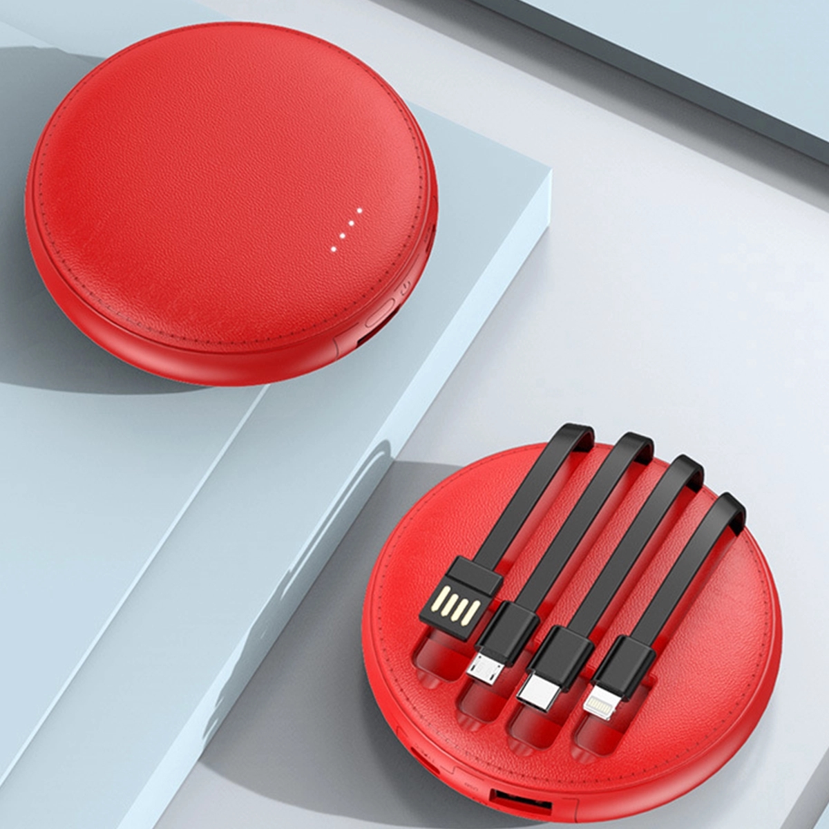 LED 3-in-1 10000 mAh Mini Portable Power Bank 2