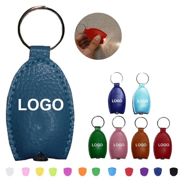 PU Leather Light Keychain 1