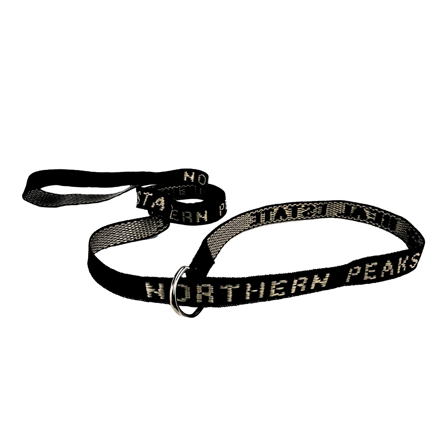 3/4" X 72" Woven Slip Leash w/ Nickel-plated D-Ring - "Classic" Weave