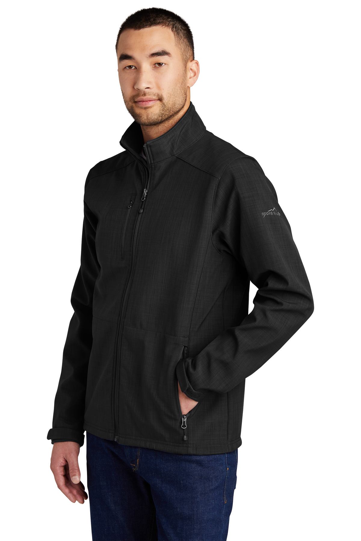 Eddie Bauer Shaded Crosshatch Soft Shell Jacket. EB532 15